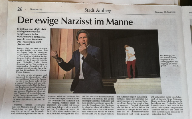 Recenzja "Romeo und..." w gazecie niemieckiej 